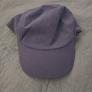 Lululemon Fast and Free Running Hat Blue Grey Color Size Large XL